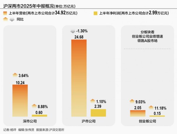 博盈配资 多维度透视沪深2025年中报：谁在领衔增长？